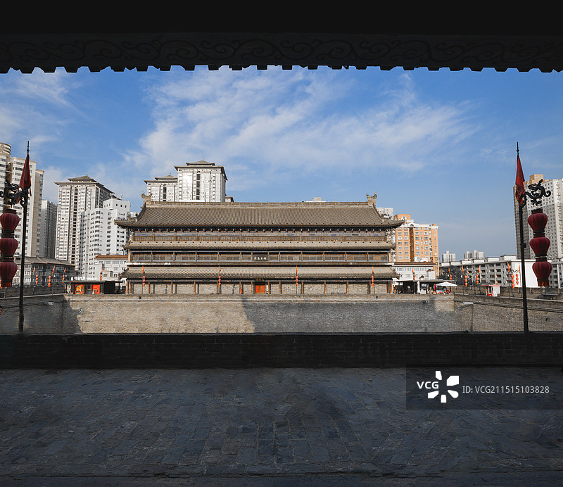 西安城墙图片素材