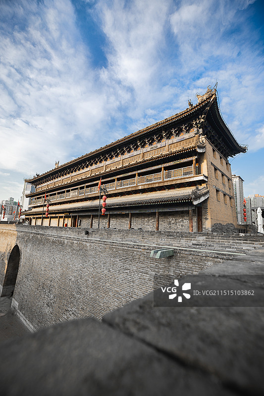 西安城墙图片素材