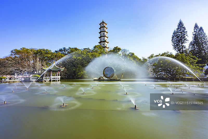 温州江心屿景区图片素材