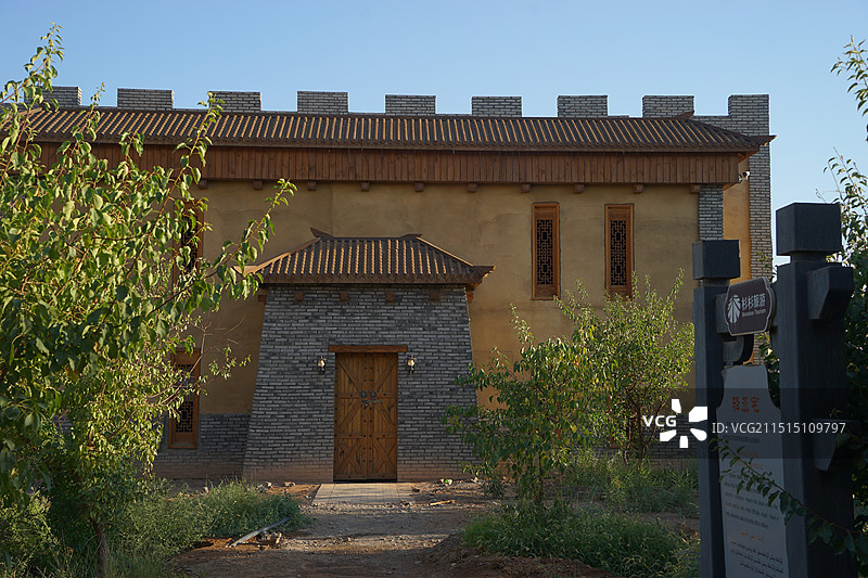 吐鲁番坎儿井民俗园图片素材