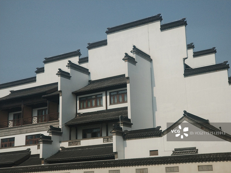 古建筑 江南徽派建筑图片素材