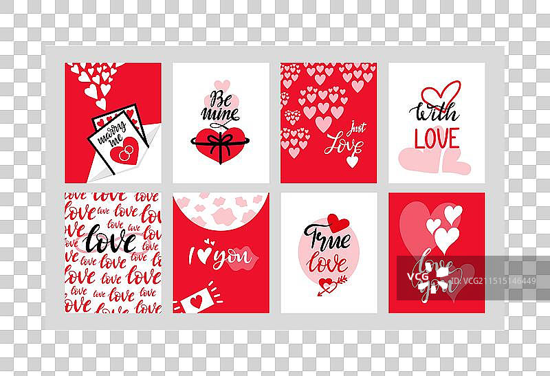 浪漫情人节横幅贺卡图片素材