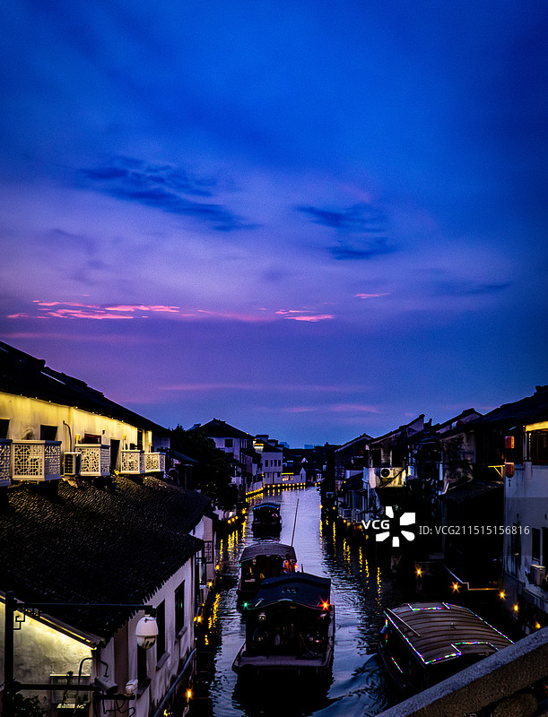 苏州七里山塘图片素材