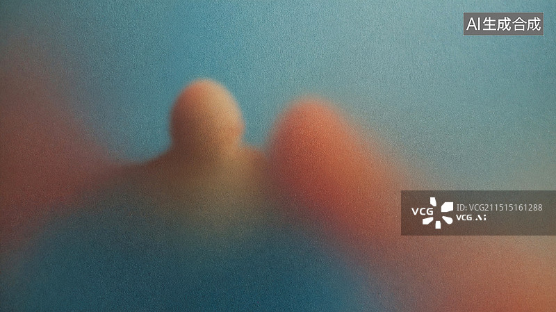 【AI数字艺术】《模糊身影》图片素材