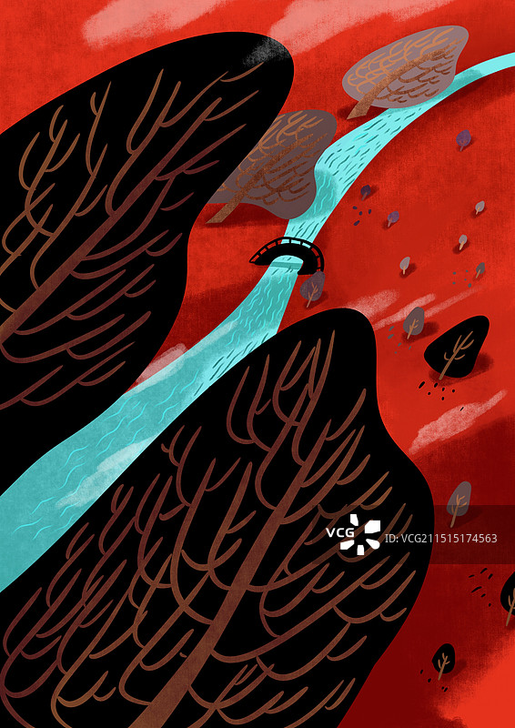 撞色休闲风景图片素材