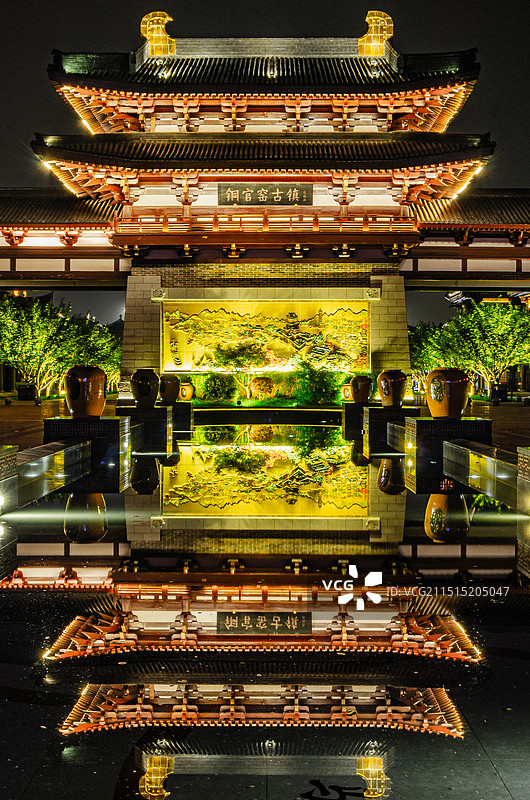 长沙望城铜官窑古镇大门图片素材