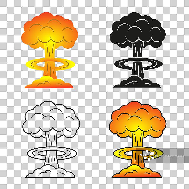 原子弹爆炸蘑菇云图片素材