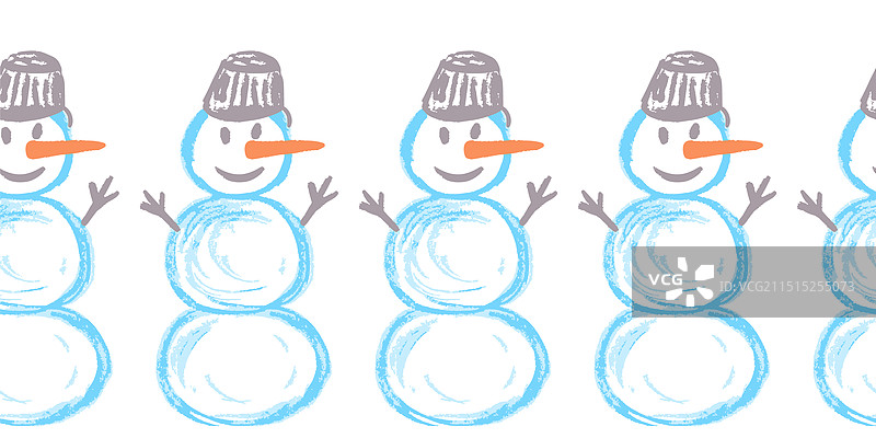 可爱无缝边框蜡笔图画图片素材