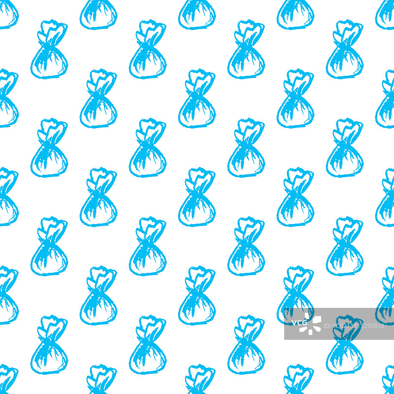 儿童蜡笔画无缝图案图片素材