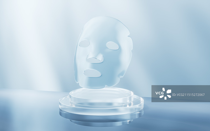 面膜护肤品三维渲染图片素材