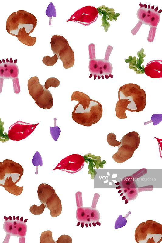 涂鸦 商业插画 文创插画 乐趣 可爱 包装插画 手账 家纺图案 服装图案图片素材