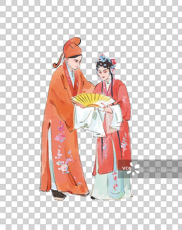 牡丹亭戏曲人物图片素材