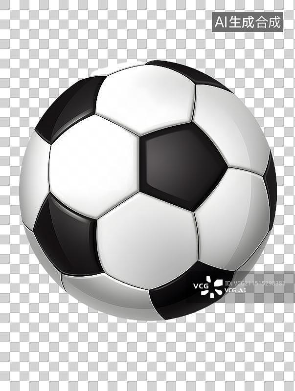 【AI数字艺术】一个足球图片素材