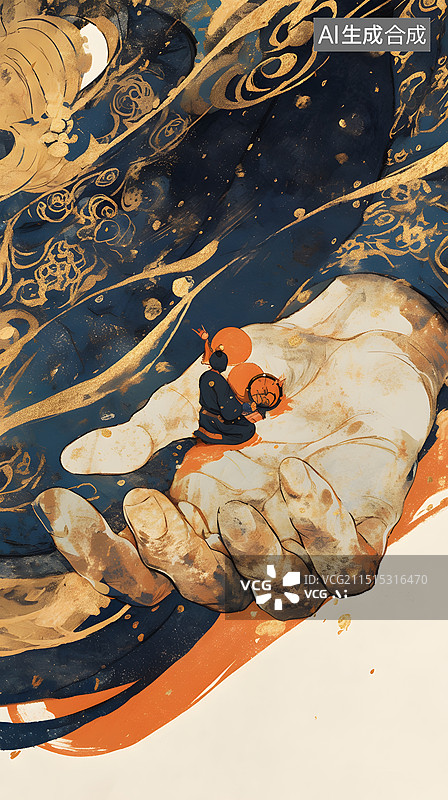 【AI数字艺术】中国风国潮风神仙图片素材