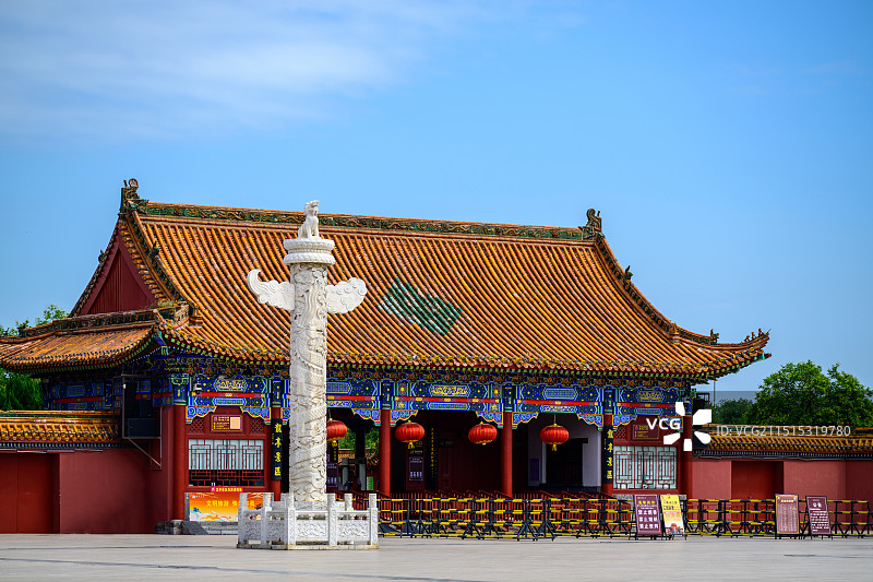 开封龙亭公园午门(景区南大门)图片素材