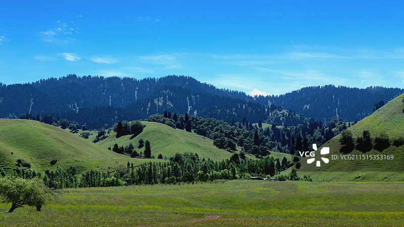新疆伊犁那拉提图片素材