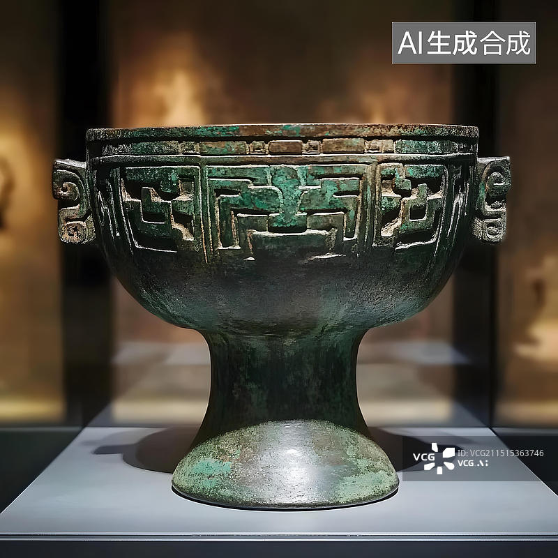 【AI数字艺术】中国古代青铜器图片素材
