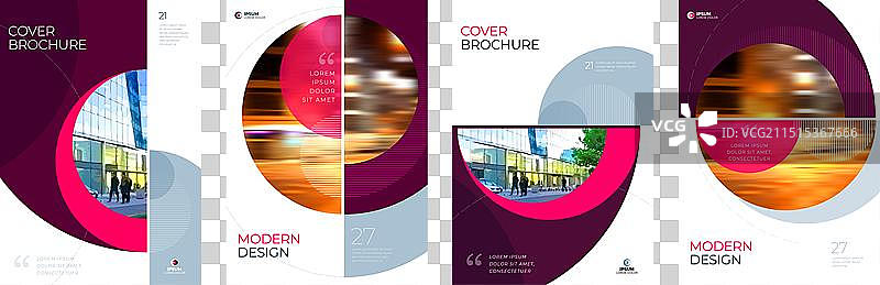 企业宣传册模板布局设计图片素材