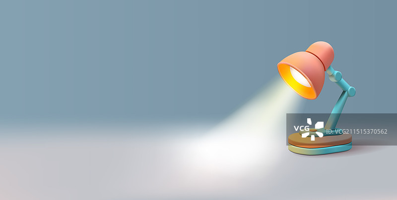 3D渲染：台灯图片素材