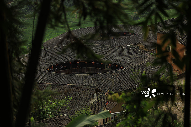 漳州南靖田螺坑土楼图片素材