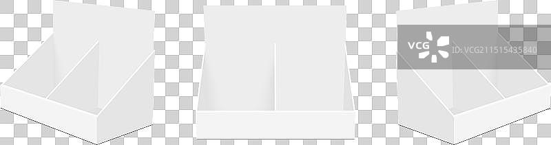 带货架的展示盒样机合集图片素材