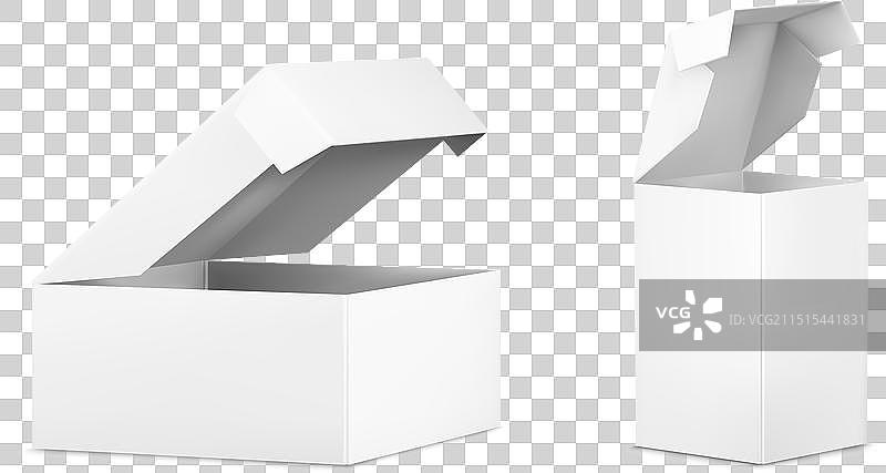 纸板箱模型套装图片素材