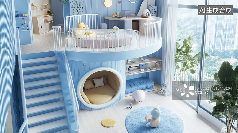 【AI数字艺术】现代医院内部场景图片素材