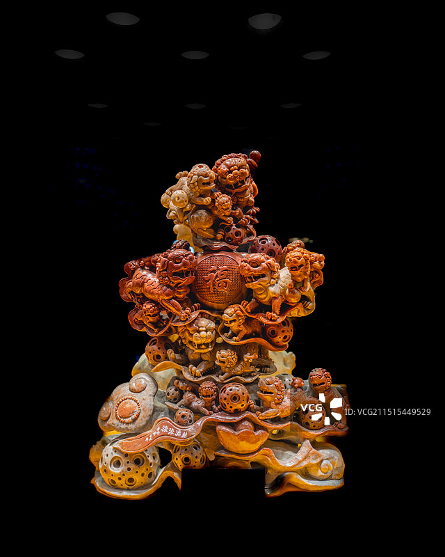 青田石雕~四川康定木雅文化博物馆图片素材