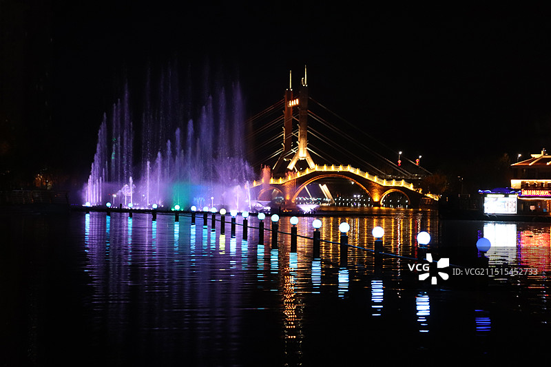 克拉玛依河景区图片素材