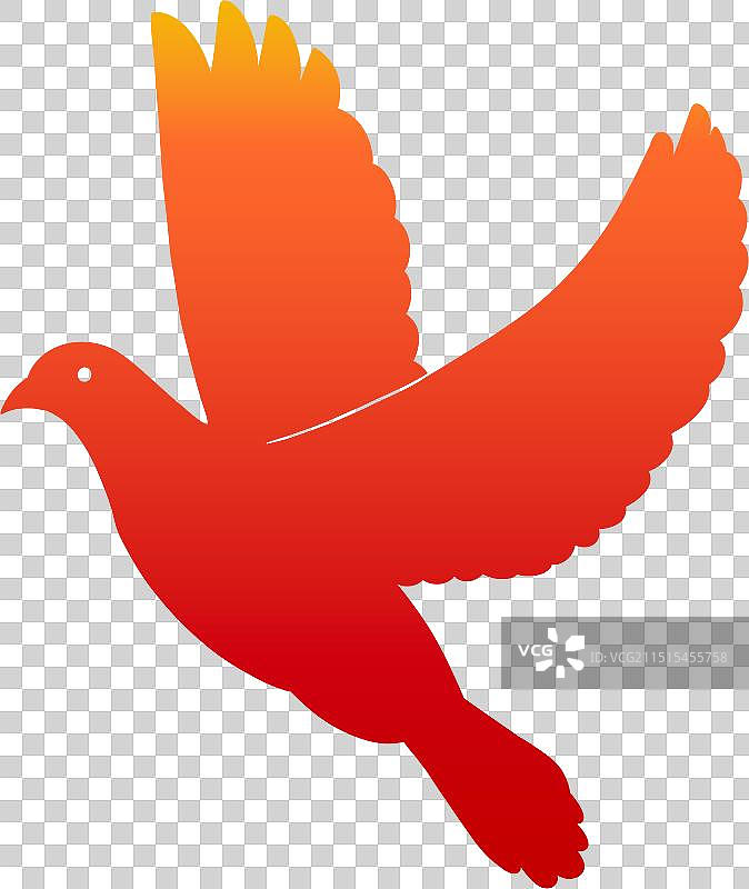 中国红国庆节庆喜庆鸽子白鸽免抠元素2图片素材