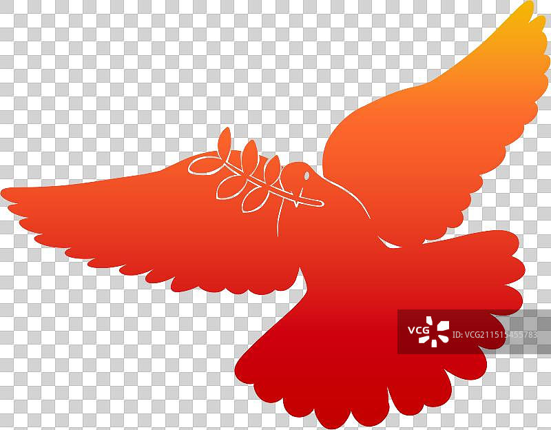 中国红国庆节庆喜庆和平鸽免抠元素4图片素材