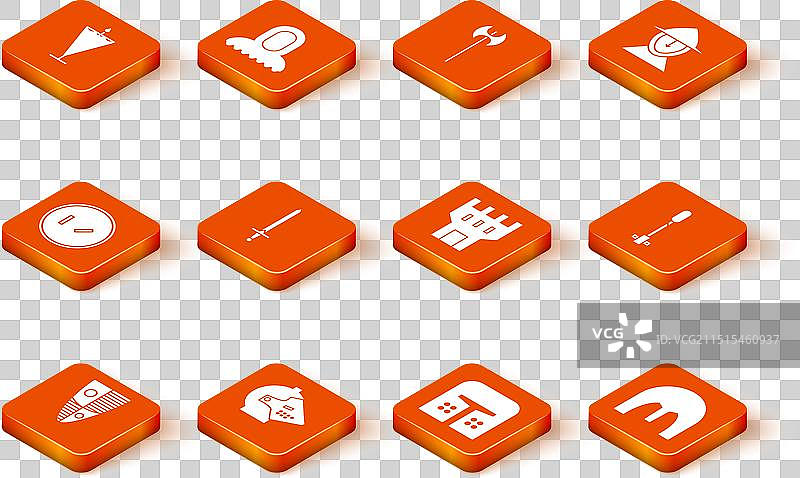 中世纪铁头盔与圆形木盾图片素材