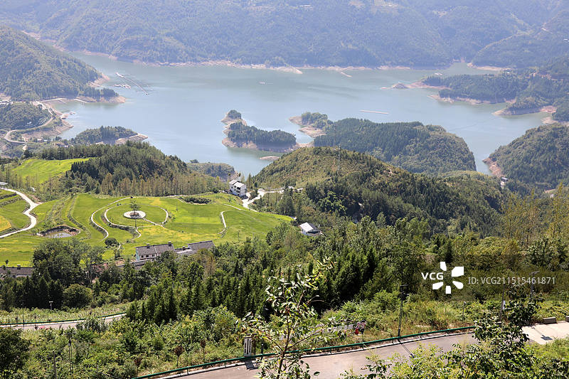 重庆市云阳县4A级景区龙岗景区，云阳国家地质公园图片素材