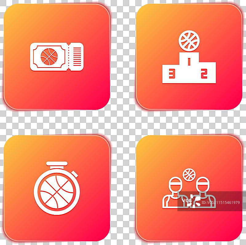 篮球比赛门票和体育赛事颁奖台图片素材