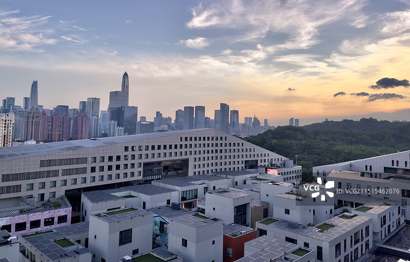 鸟瞰深业上城   广东深圳图片素材