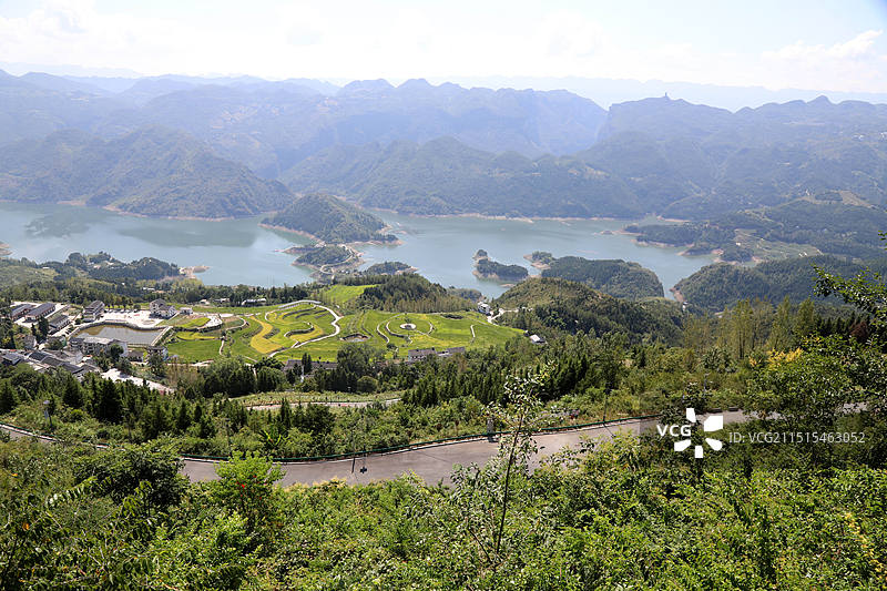 重庆市云阳县的4A级景区清水岐山草原岐山草场图片素材