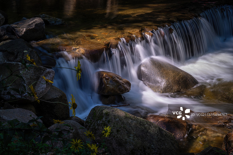 河南省洛阳市栾川县叫河镇天河大峡谷景区风光图片素材