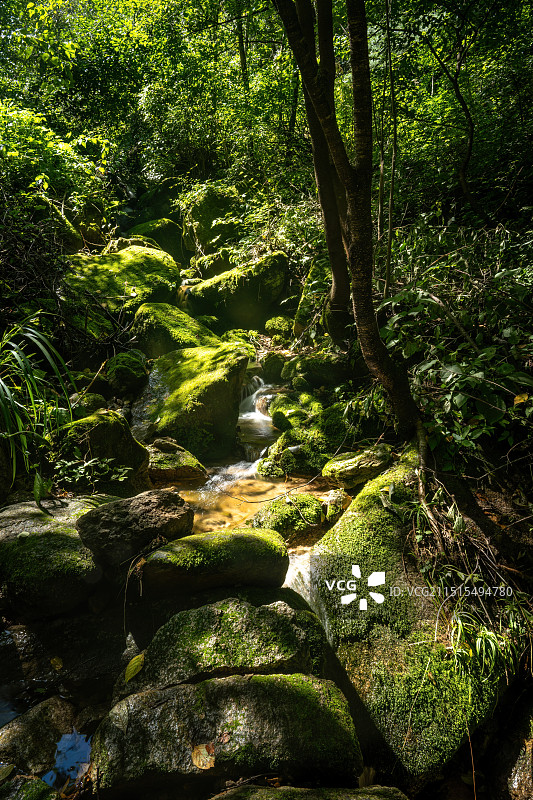河南省洛阳市栾川县叫河镇天河大峡谷景区风光图片素材