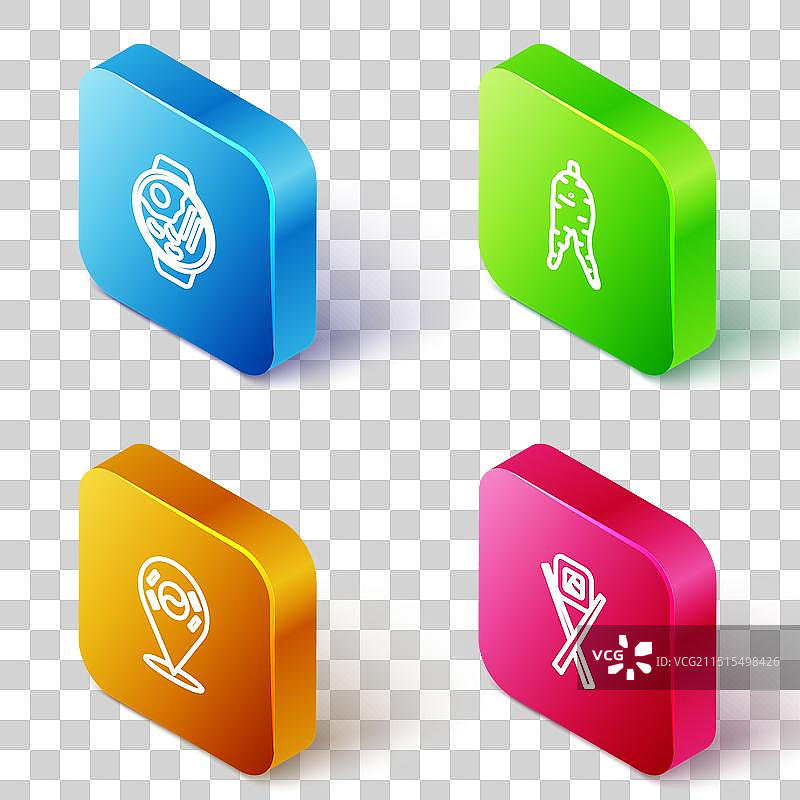 2.5D拉面人参根位置线条图片素材