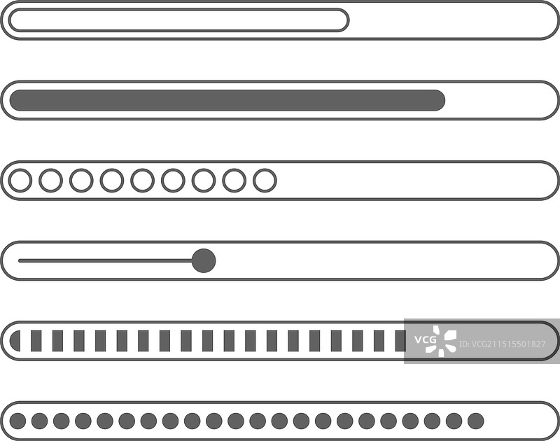 进度条Web UI图形元素图片素材