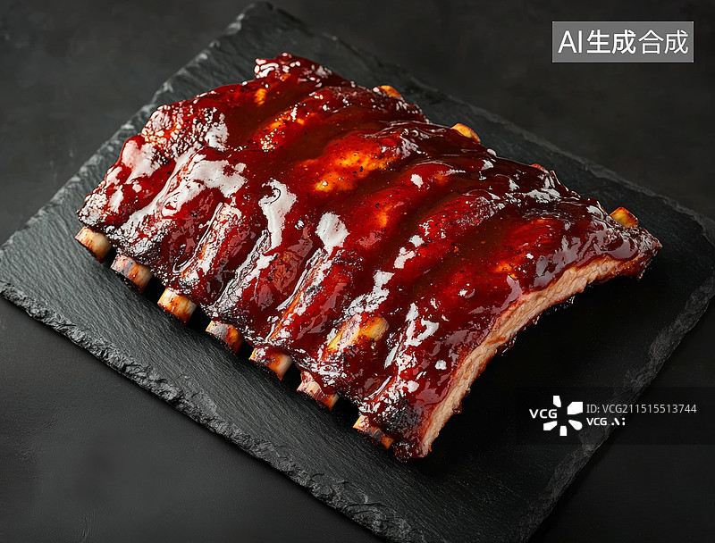 【AI数字艺术】烧烤排骨图片素材