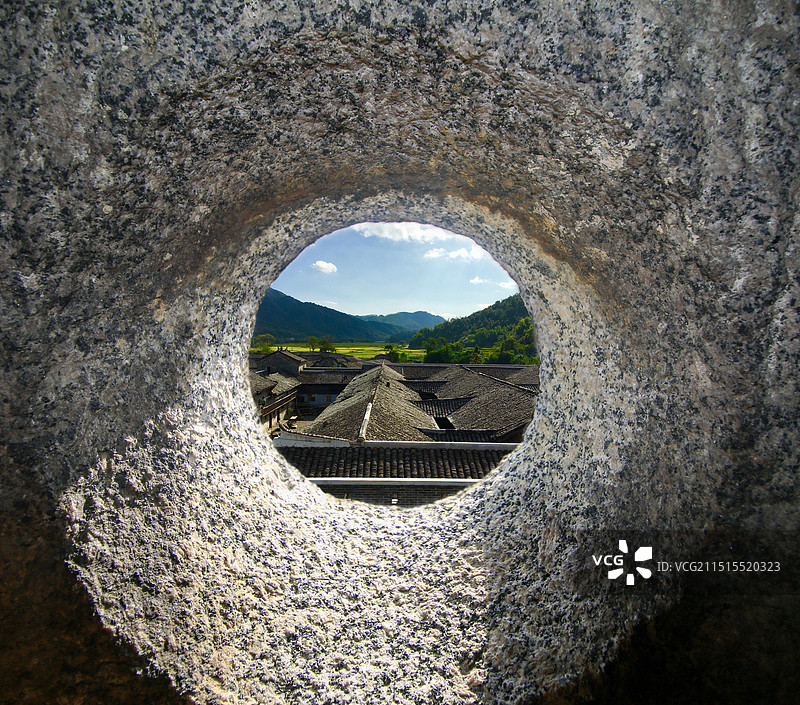 韶关市始兴县满堂客家大围图片素材