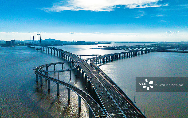 深中通道南沙支线图片素材