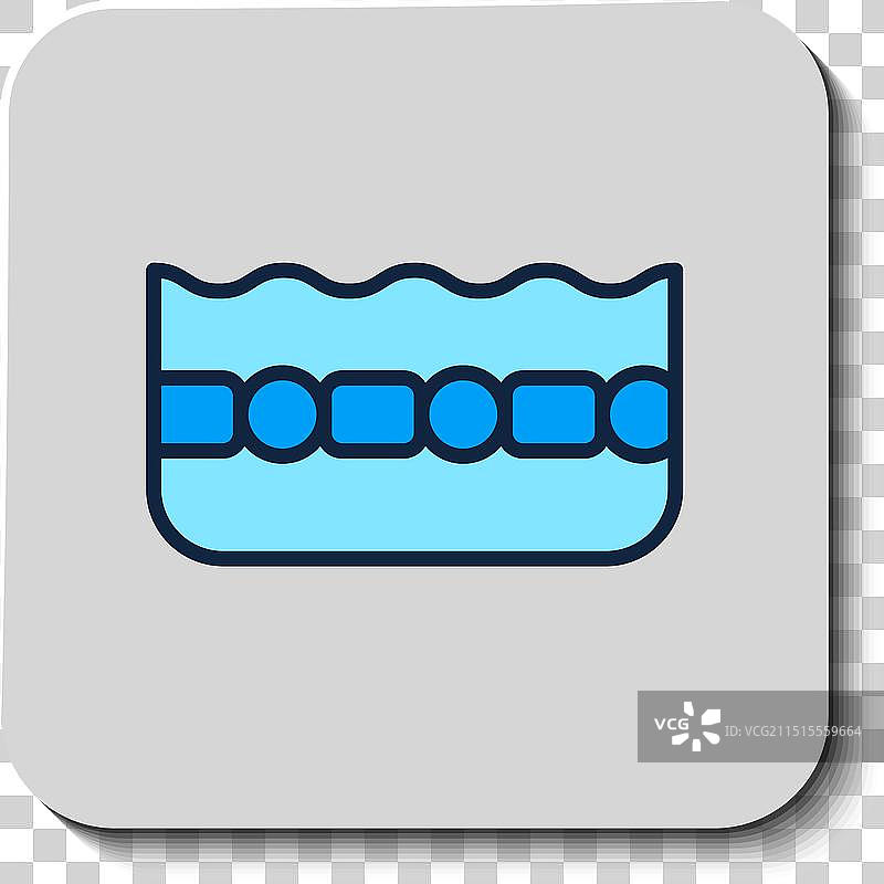 游泳池示意图图片素材
