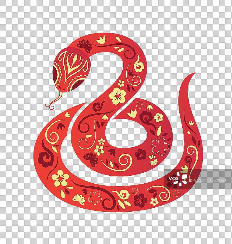 中国传统蛇图片素材