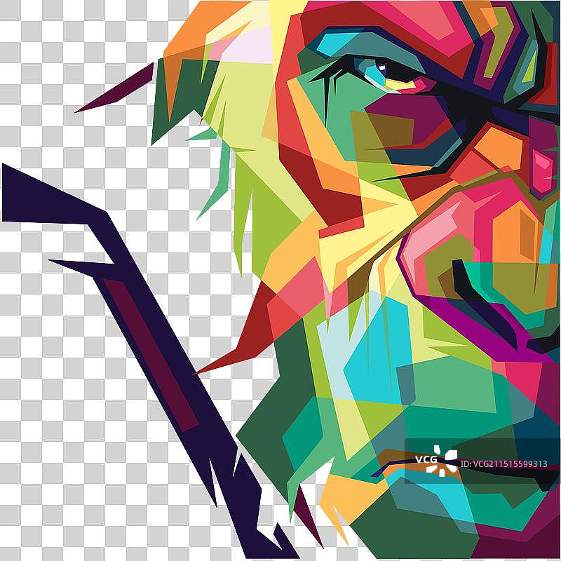 波普艺术金刚图片素材