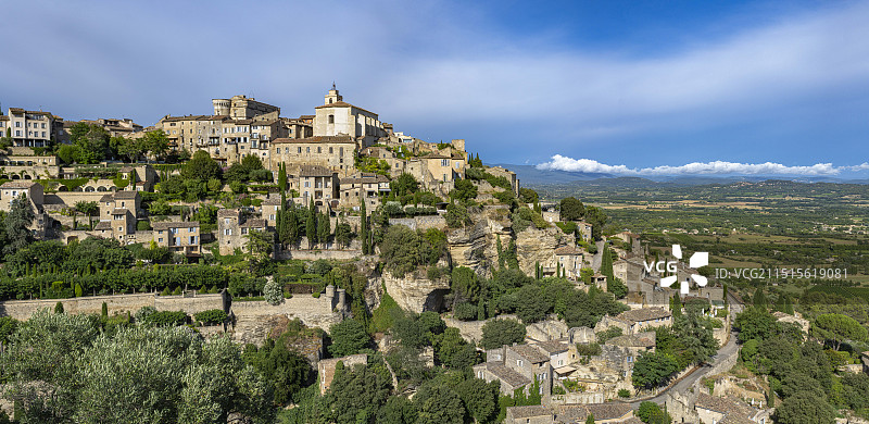 格尔德小镇全景图片素材