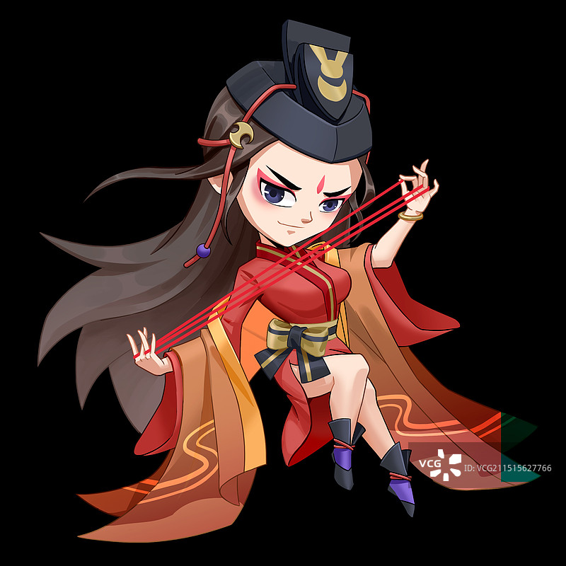 卡通古代人物东方不败图片素材