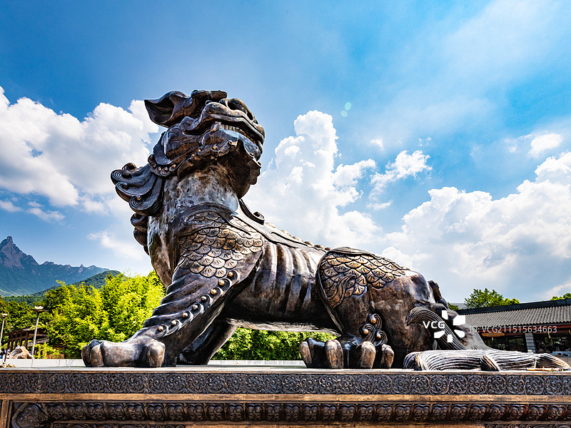 谛听（拍摄于九华山）图片素材