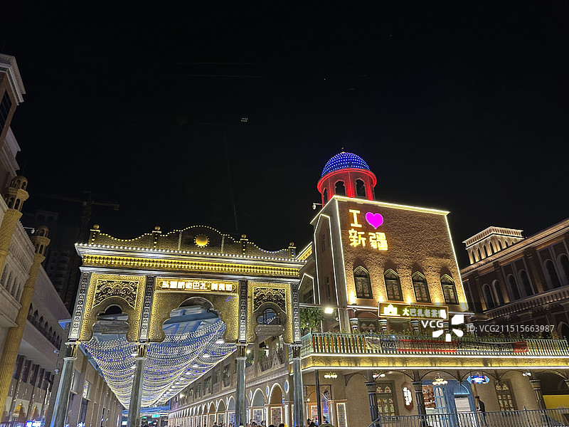 乌鲁木齐新疆国际大巴扎景区图片素材